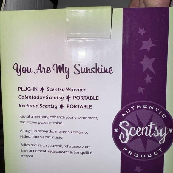 SCENTSY WAX WARMER PLUG IN "YOU ARE MY SUNSHINE" - Picture 3 of 3